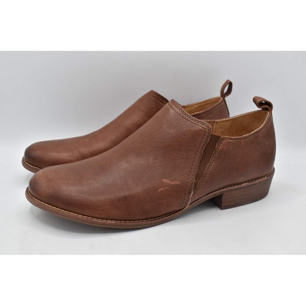 Sofft Womens Size 11 Naisbury Cafe Brown Leather Slip On Loafers Flats‎ Shoes
